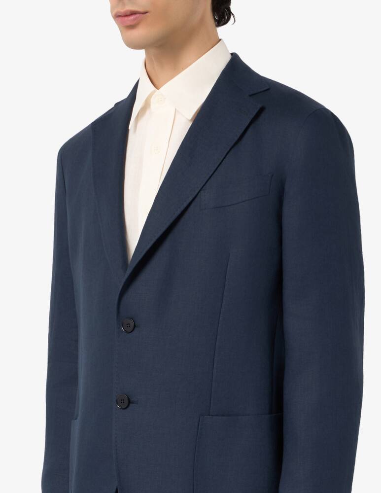rinascente Misaky Linen single breasted jacket