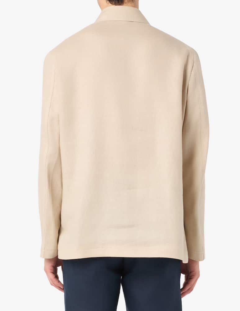 Sartoria Italiana Linen chore overshirt - picture 3