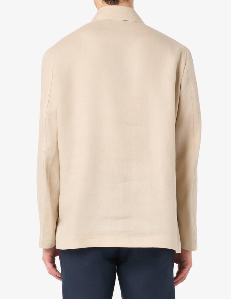 rinascente Sartoria Italiana Overshirt chore in puro lino