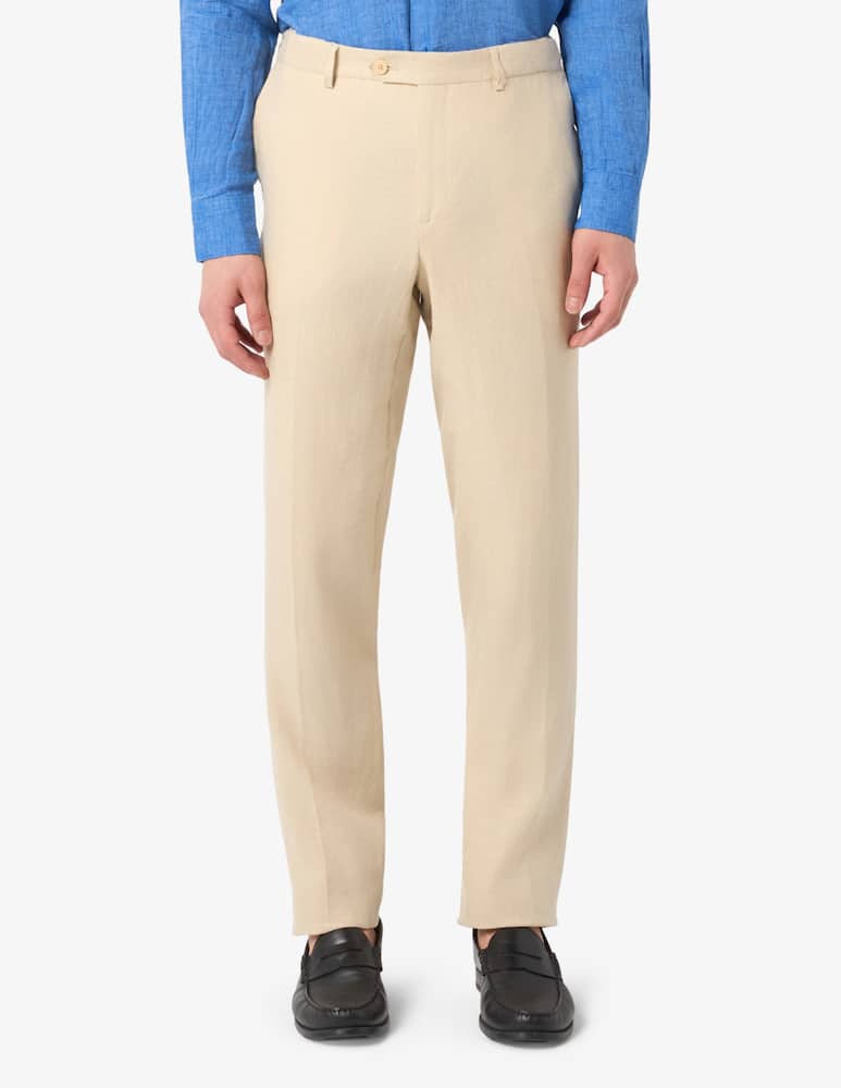 Sartoria Italiana Linen tailored trousers - picture 1 Sartoria Italiana Linen tailored trousers - picture 1