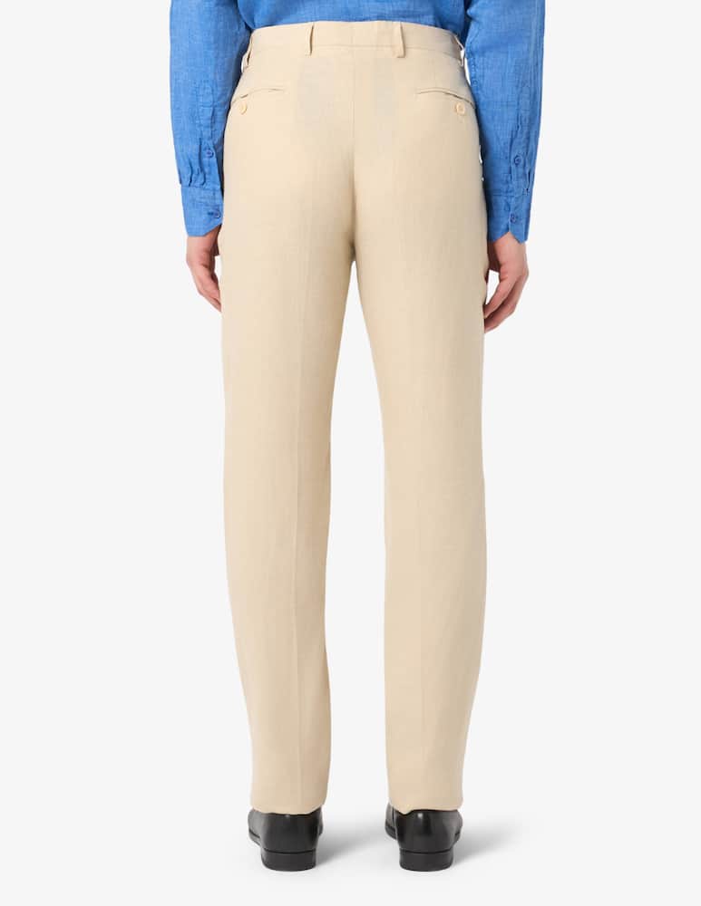 Sartoria Italiana Linen tailored trousers - picture 3 Sartoria Italiana Linen tailored trousers - picture 3