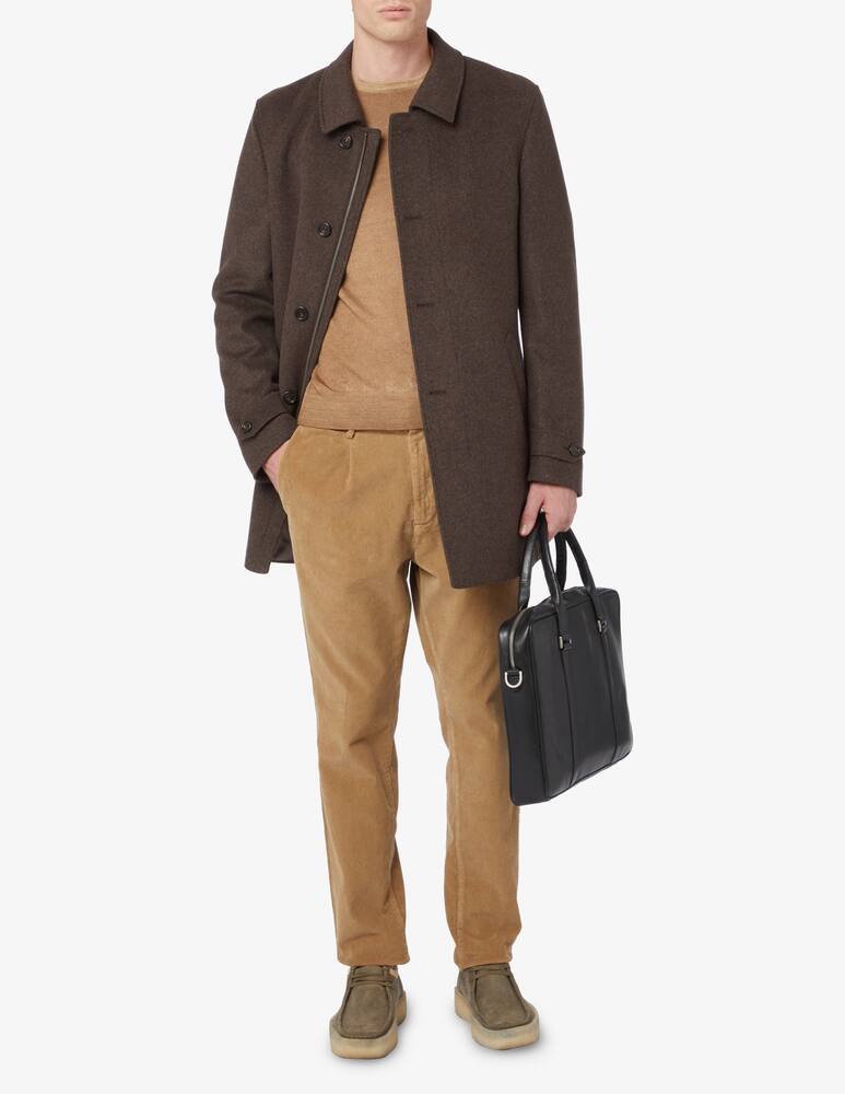 rinascente Gran Sasso Crewneck wool jumper - camel