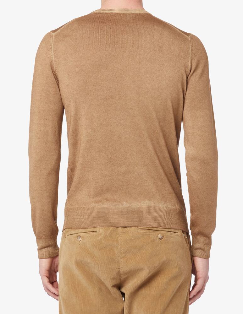 rinascente Gran Sasso Crewneck wool jumper - camel
