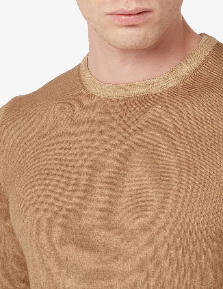 rinascente Gran Sasso Crewneck wool jumper - camel