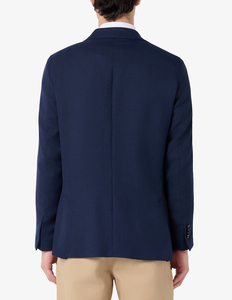 Sartoria Italiana Giacca monopetto sfoderata in lana Drop 4 - immagine 3 Sartoria Italiana Giacca monopetto sfoderata in lana Drop 4 - immagine 3