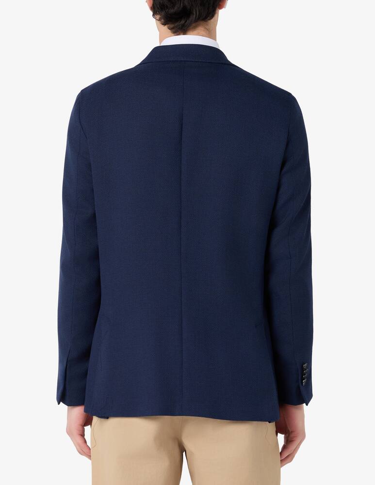 rinascente Sartoria Italiana Giacca monopetto sfoderata in lana Drop 4