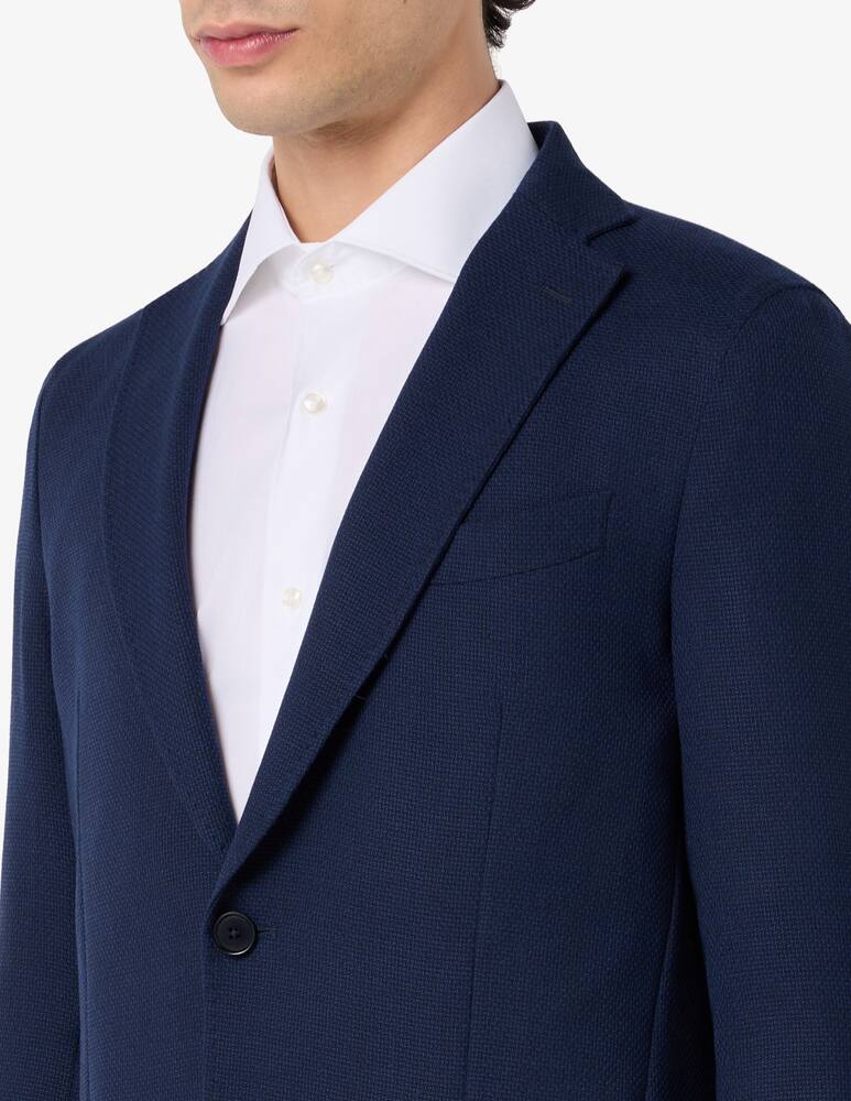 rinascente Sartoria Italiana Giacca monopetto sfoderata in lana Drop 4