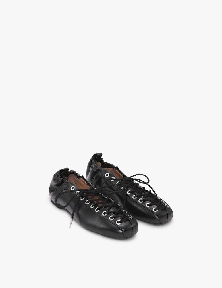 Ganni Eyelets lace up ballerina flats - picture 2 Ganni Eyelets lace up ballerina flats - picture 2
