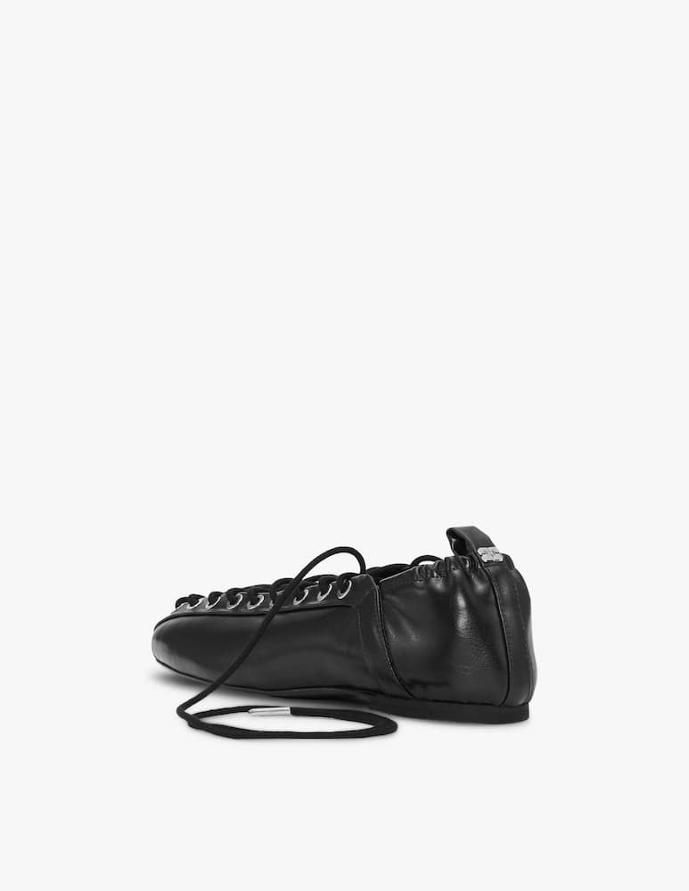 Ganni Eyelets lace up ballerina flats - picture 3 Ganni Eyelets lace up ballerina flats - picture 3
