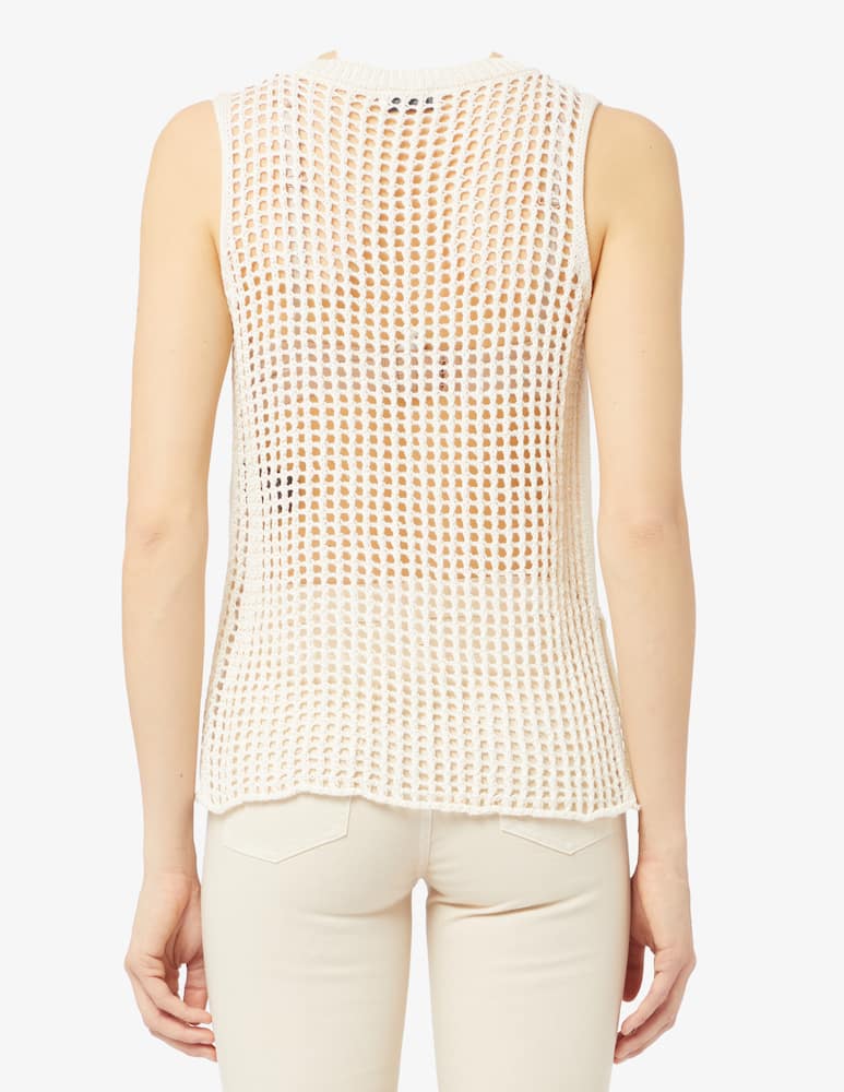 rinascente 24.7 Studio Top in misto lino