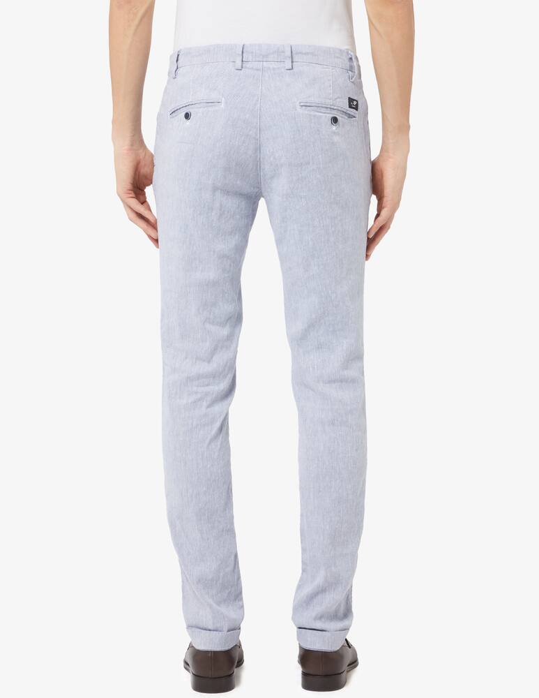 rinascente Mason's Pantaloni chino milano lino fiammato