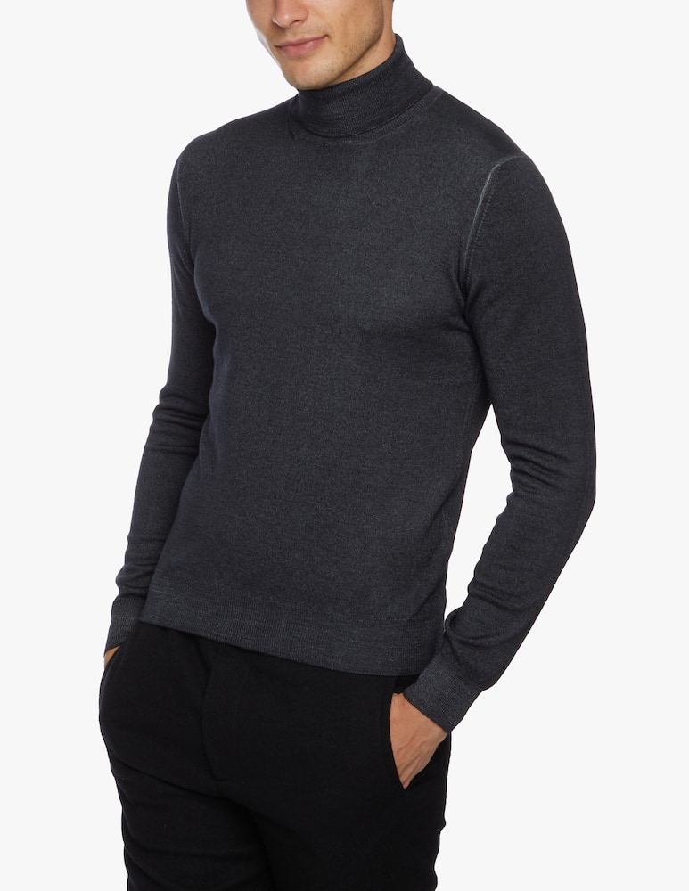 rinascente Gran Sasso Dolcevita in lana merino vintage