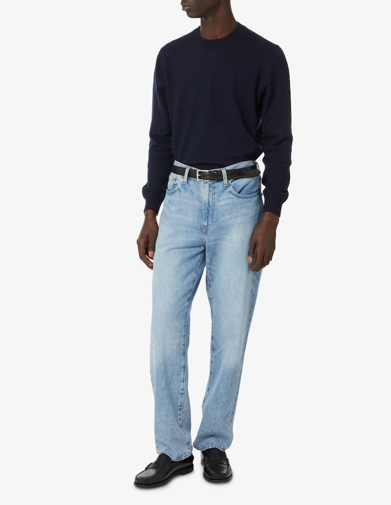 rinascente Gran Sasso Maglia girocollo in cashmere - blu scuro