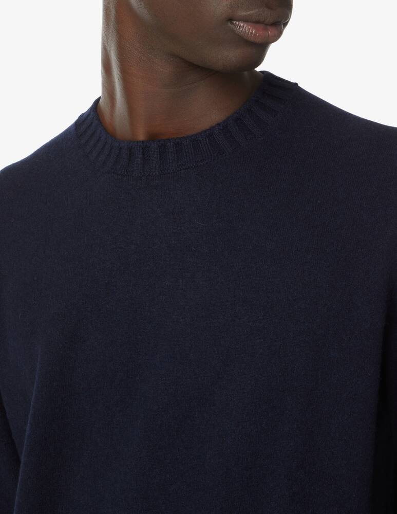 rinascente Gran Sasso Maglia girocollo in cashmere - blu scuro