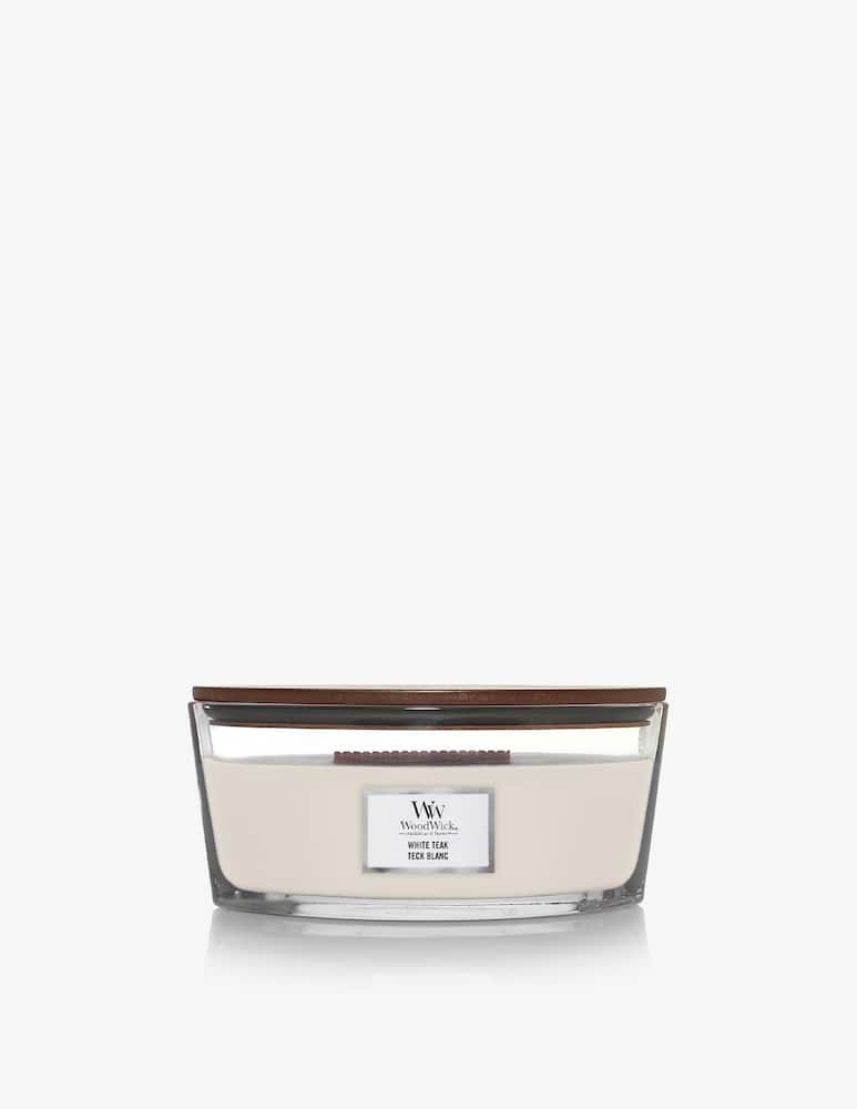 Woodwick Soul Candle Ellipse Teak White - picture 1 Woodwick Soul Candle Ellipse Teak White - picture 1