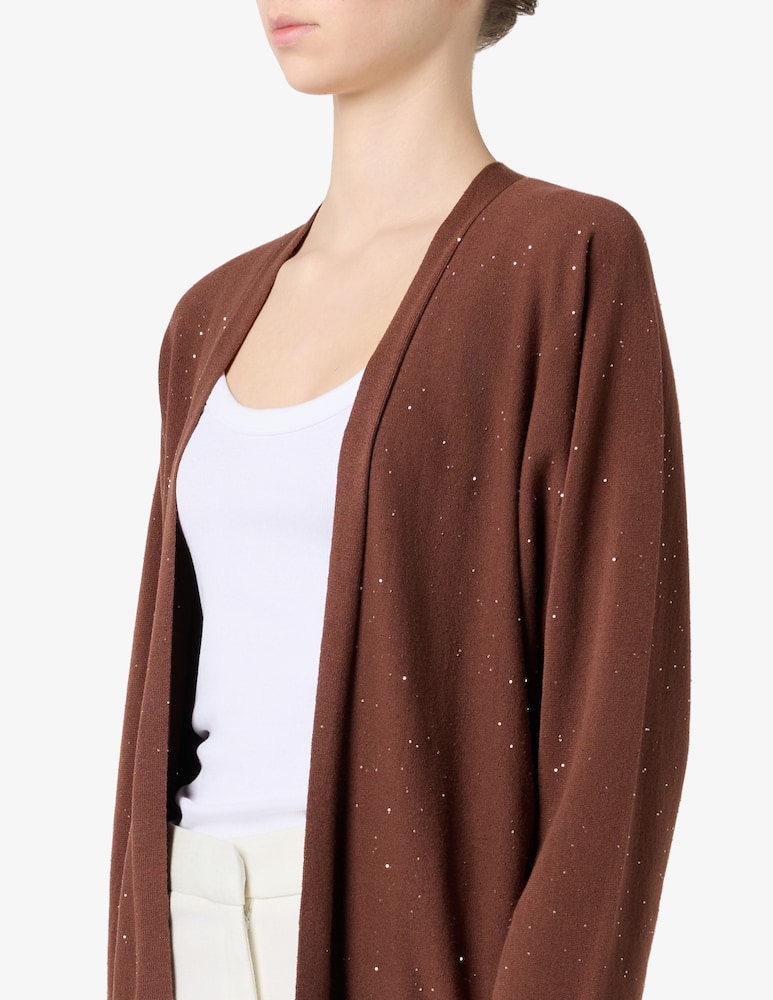 Rinascente Collection Cardigan aperto con micropaillettes - immagine 4 Rinascente Collection Cardigan aperto con micropaillettes - immagine 4