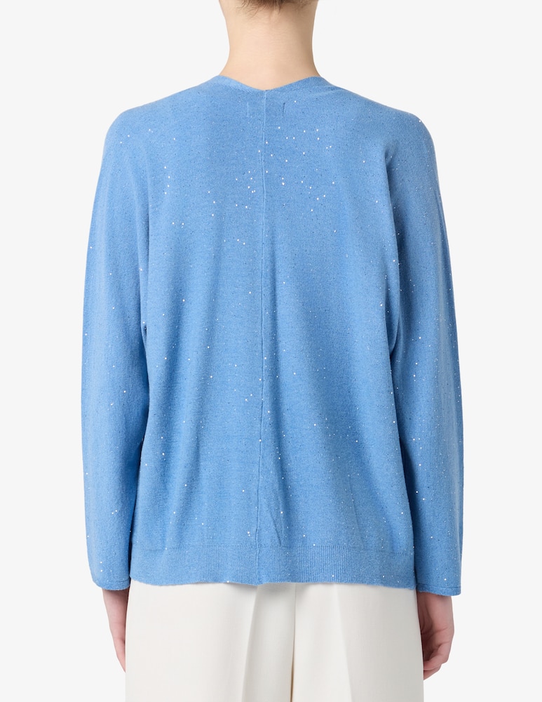 Rinascente Collection Cardigan aperto con micropaillettes - immagine 3 Rinascente Collection Cardigan aperto con micropaillettes - immagine 3