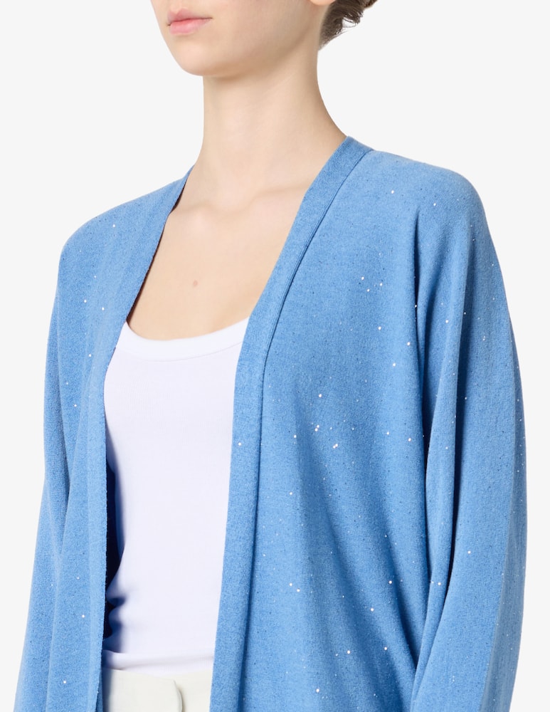 Rinascente Collection Cardigan aperto con micropaillettes - immagine 4 Rinascente Collection Cardigan aperto con micropaillettes - immagine 4