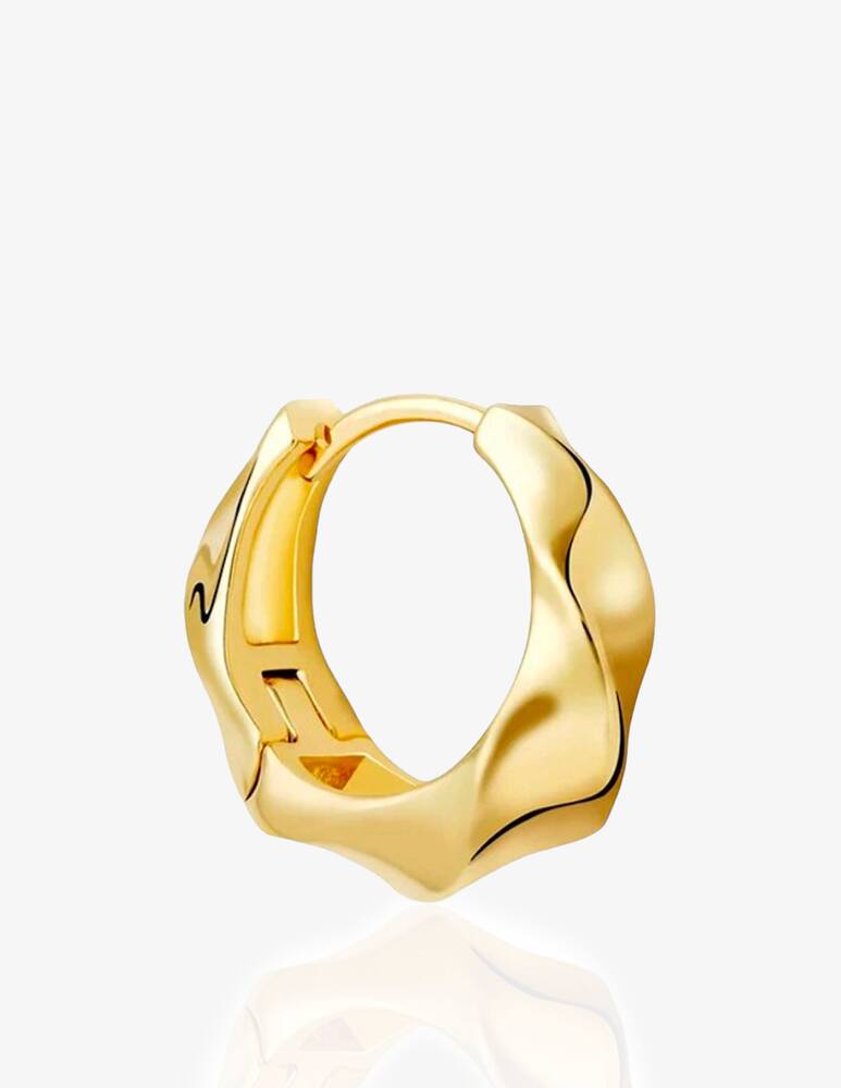 Lolli G Milano Orecchino singolo a cerchio Waves hoop - immagine 1 Lolli G Milano Orecchino singolo a cerchio Waves hoop - immagine 1