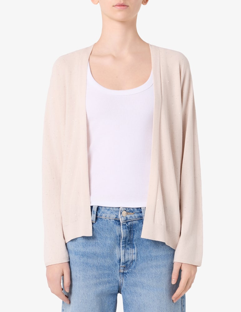 rinascente Rinascente Collection Cardigan aperto con micropaillettes
