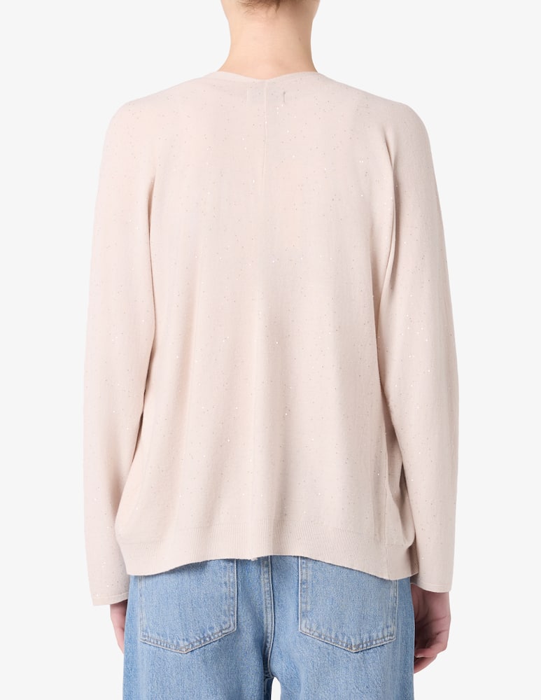 rinascente Rinascente Collection Cardigan aperto con micropaillettes