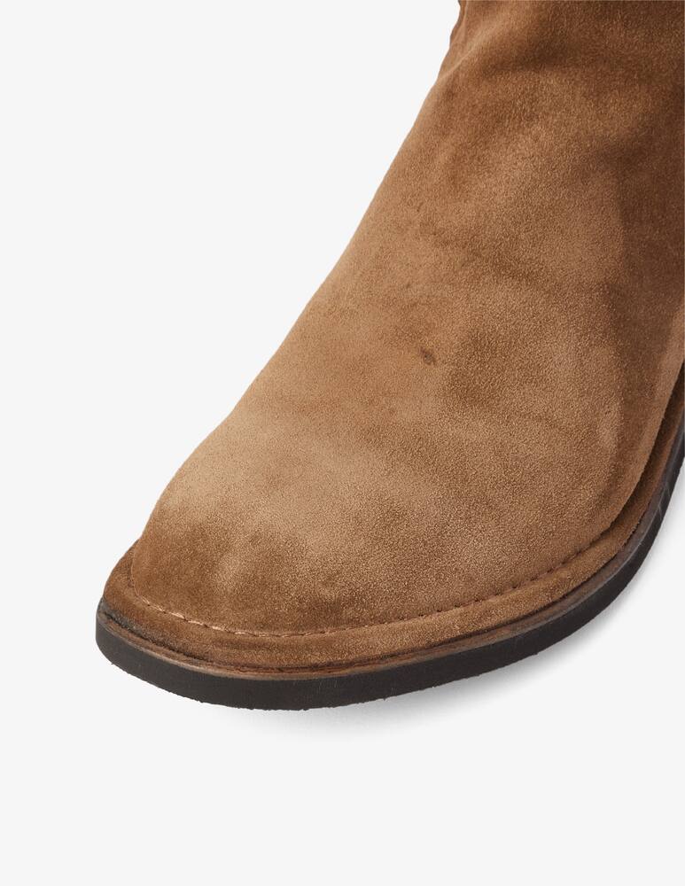 rinascente Alberto Fasciani Stivaletti chelsea in suede con cerniera - Marrone