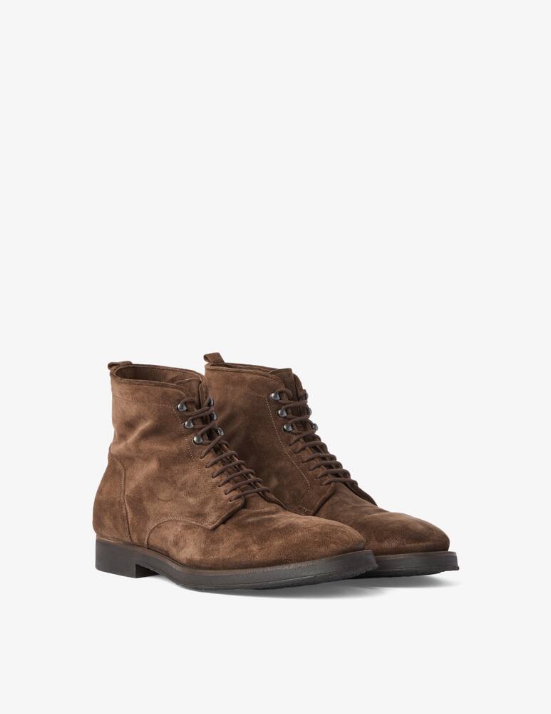 rinascente Alberto Fasciani Stivaletti stringati in suede - Marrone