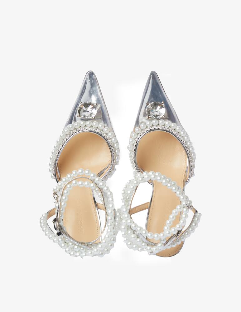 rinascente Mach & Mach Pearl ankle sandals - Silver
