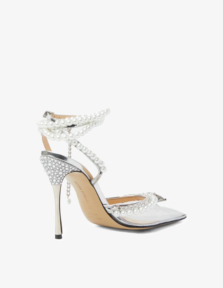 rinascente Mach & Mach Pearl ankle sandals - Silver