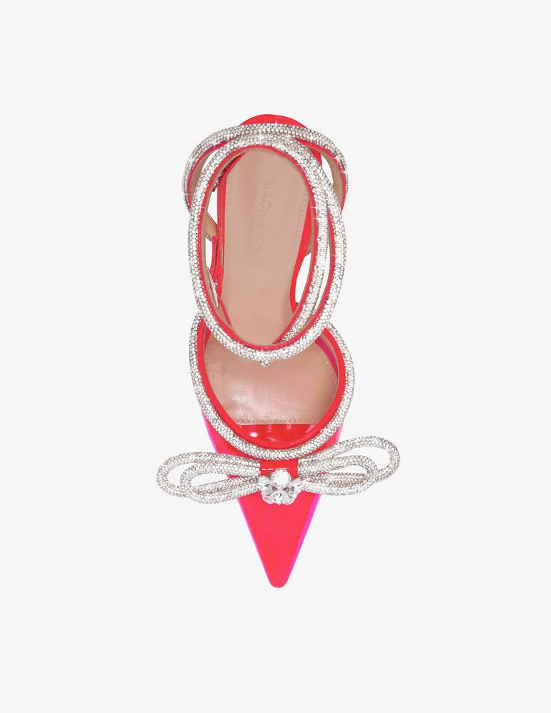 rinascente Mach & Mach Double bow sandals - Red