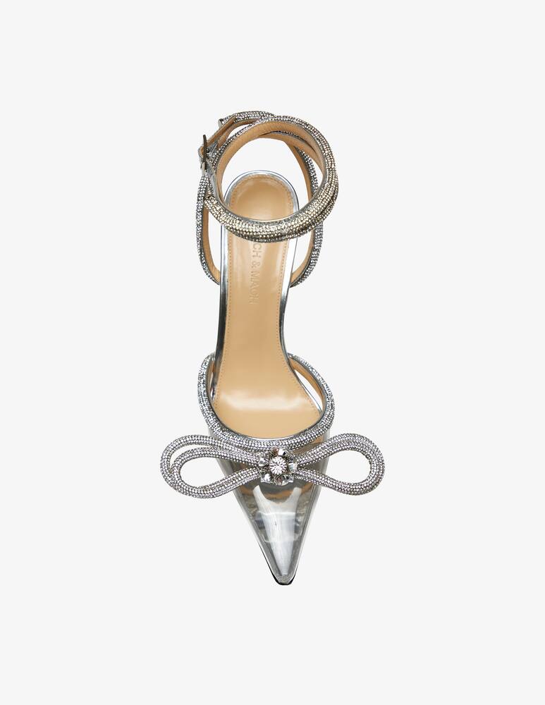 Mach & Mach Sandali con doppio fiocco - Argento - immagine 4 Mach & Mach Sandali con doppio fiocco - Argento - immagine 4