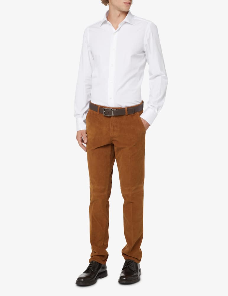 rinascente Finamore Double twisted popeline shirt - White