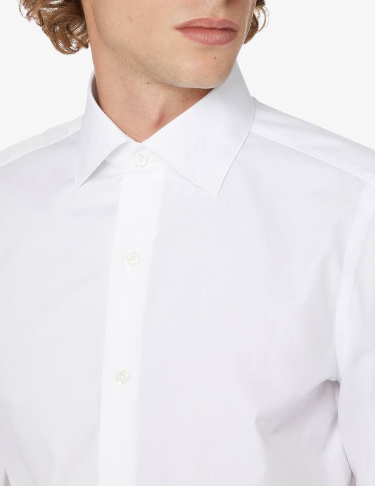 rinascente Finamore Double twisted popeline shirt - White