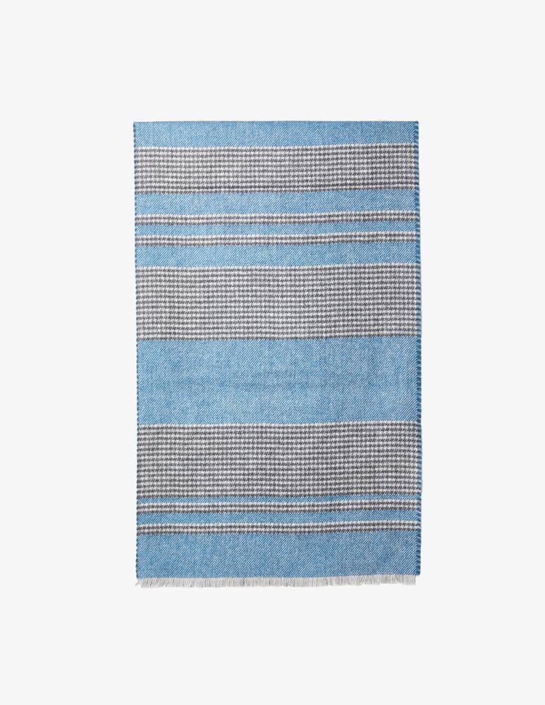 rinascente Piacenza Cashmere Sciarpa in seta e cashmere - Blu