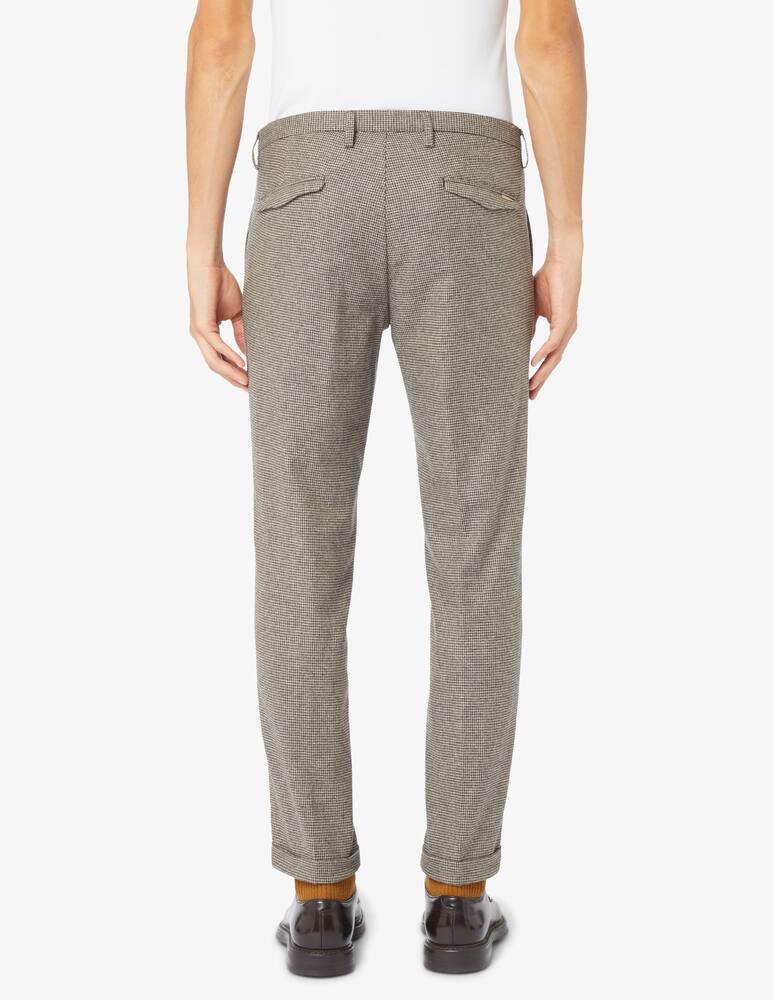 rinascente At.p.co Pantaloni chino micro pied de poulle