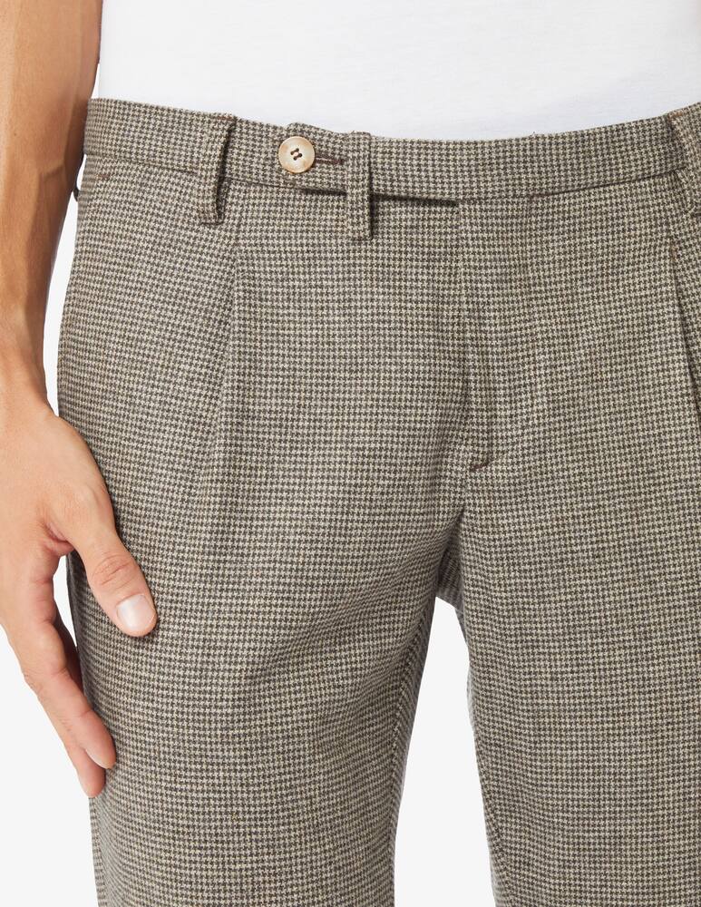 rinascente At.p.co Pantaloni chino micro pied de poulle