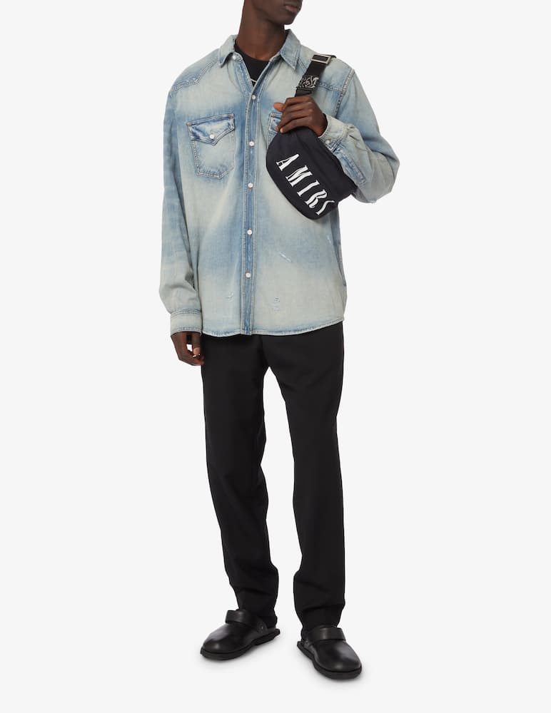 rinascente Amiri Nylon bumbag - Black