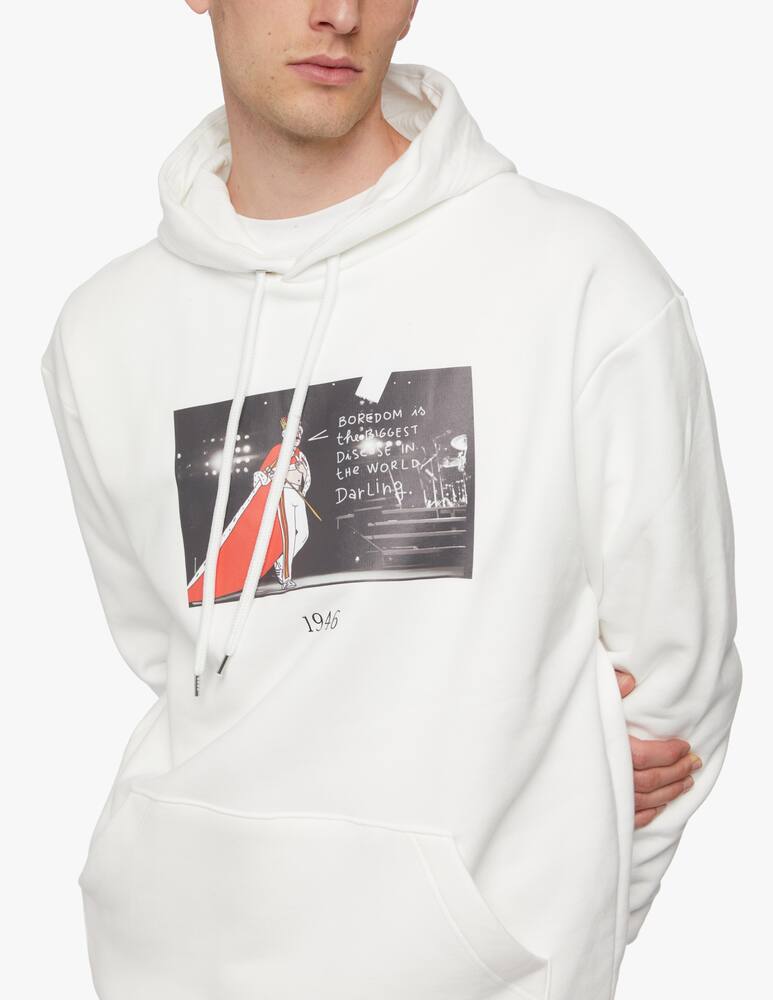 rinascente Throwback Freddie print hoodie