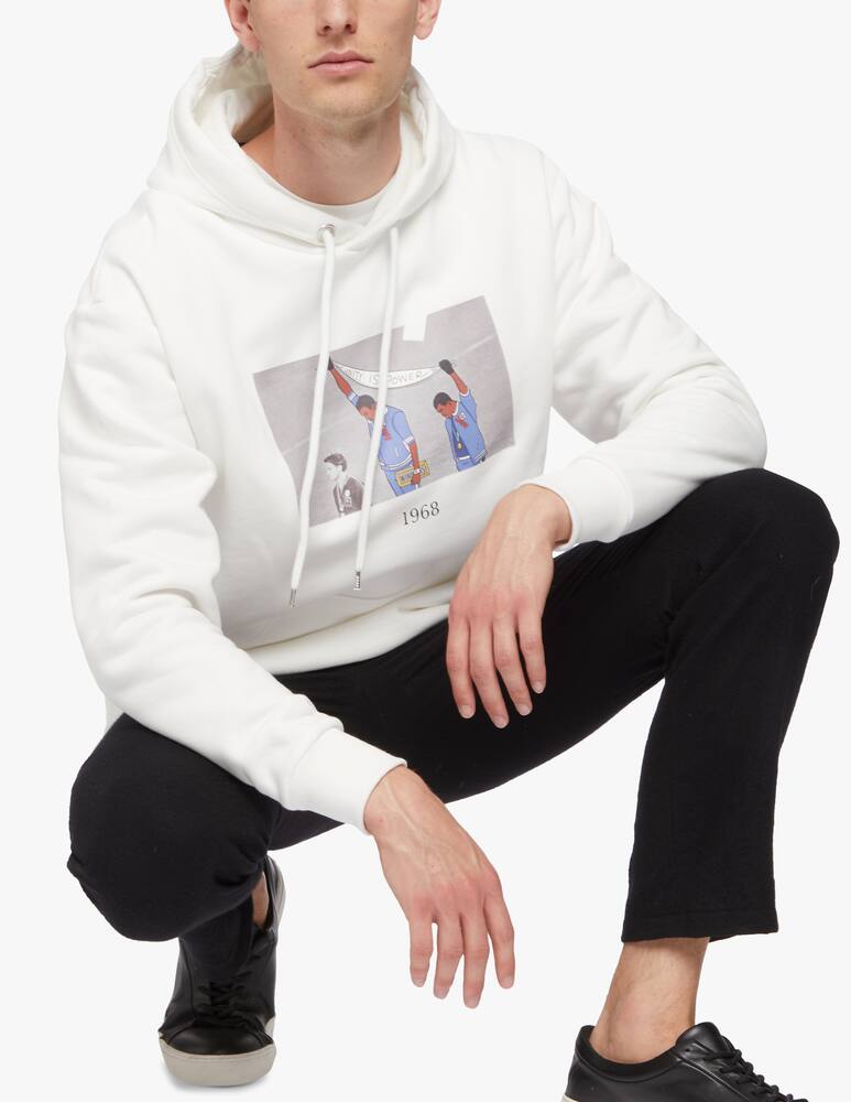 rinascente Throwback Felpa con cappuccio stampa unity