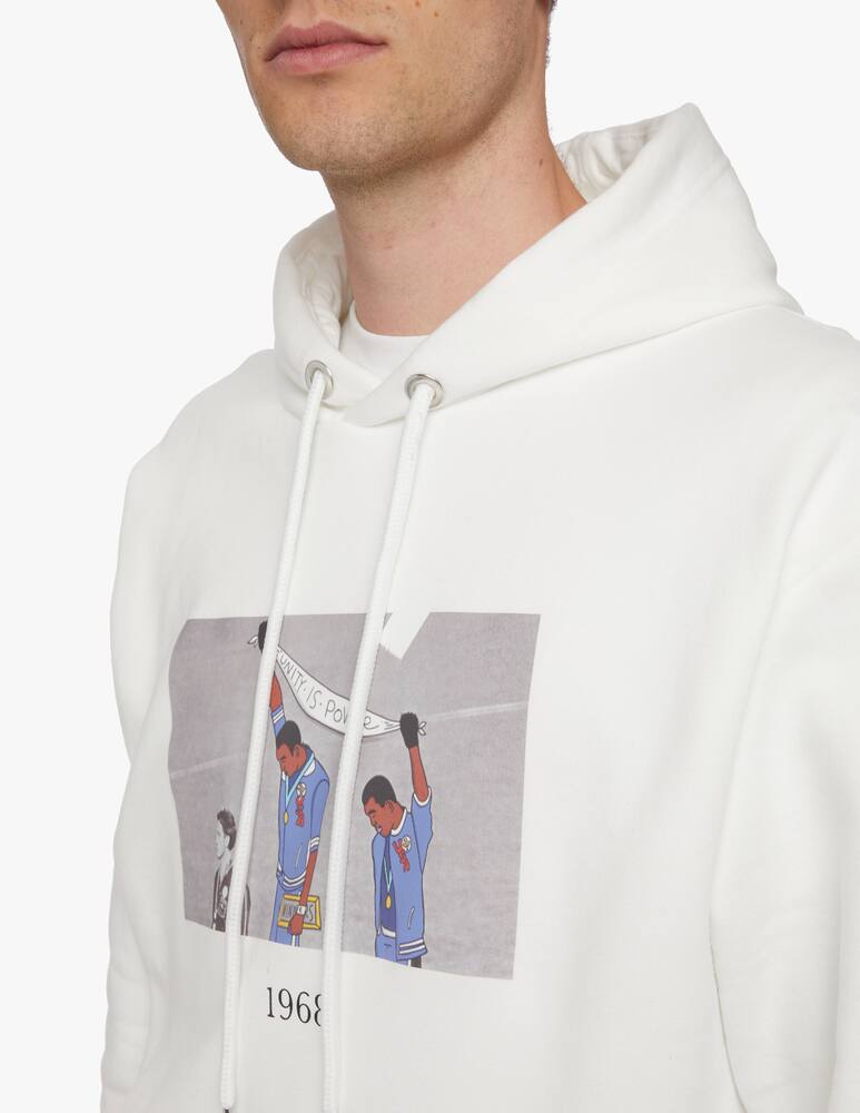 rinascente Throwback Felpa con cappuccio stampa unity