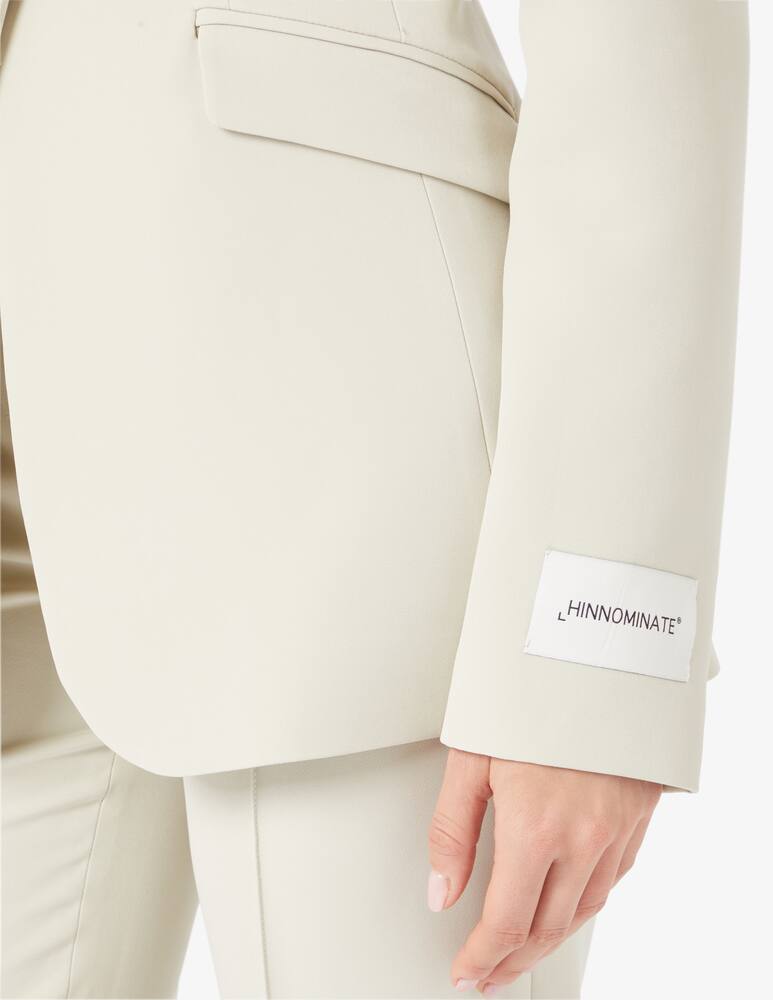 rinascente HINNOMINATE Fitted jacket with label on the sleeve
