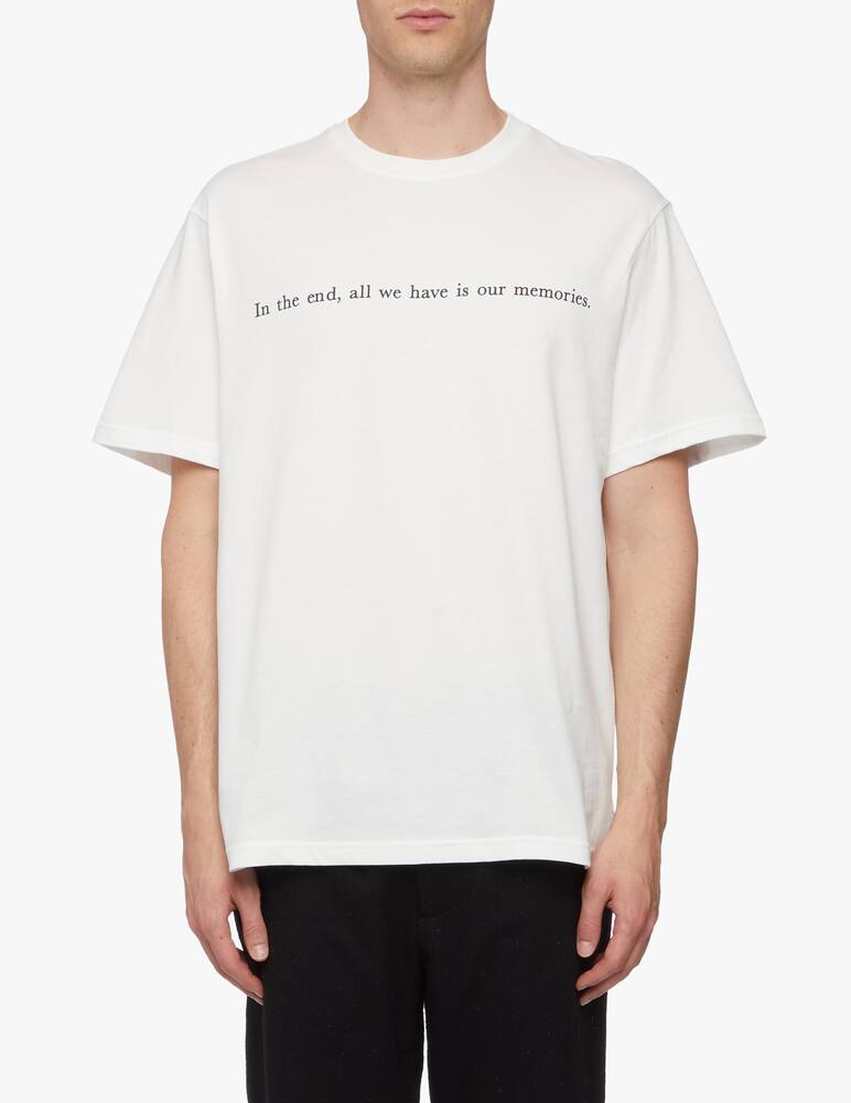 rinascente Throwback T-shirt scritta memories