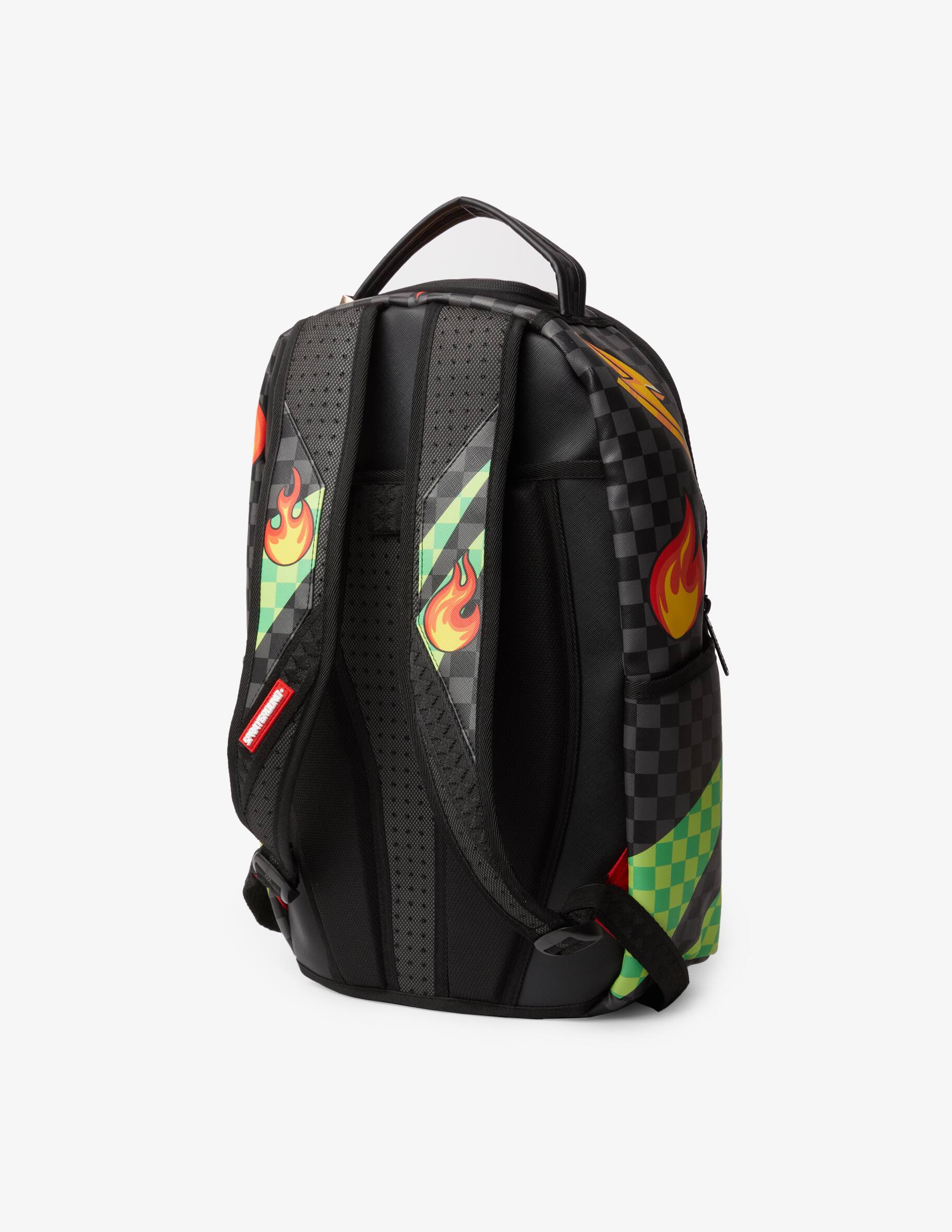 Zaino Sprayground Diablo Midnight Games Marrone - Nuovo Con Etichette - Foto 3