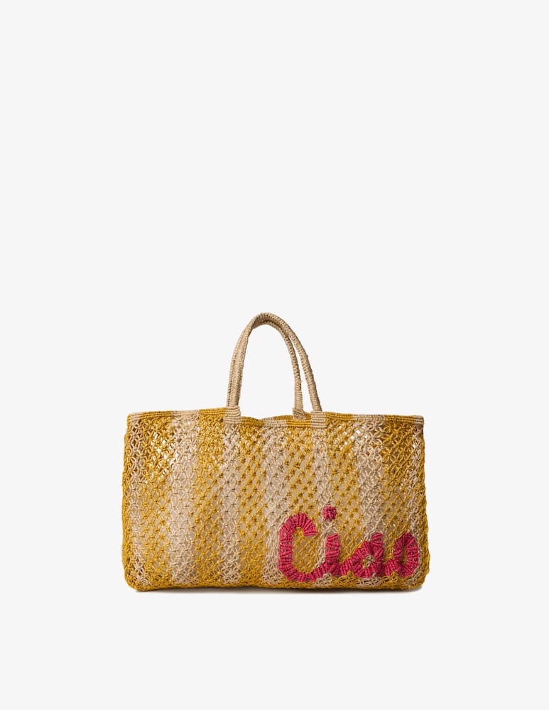 rinascente The Jacksons Borsa shopper  a righe Ciao Lavinia