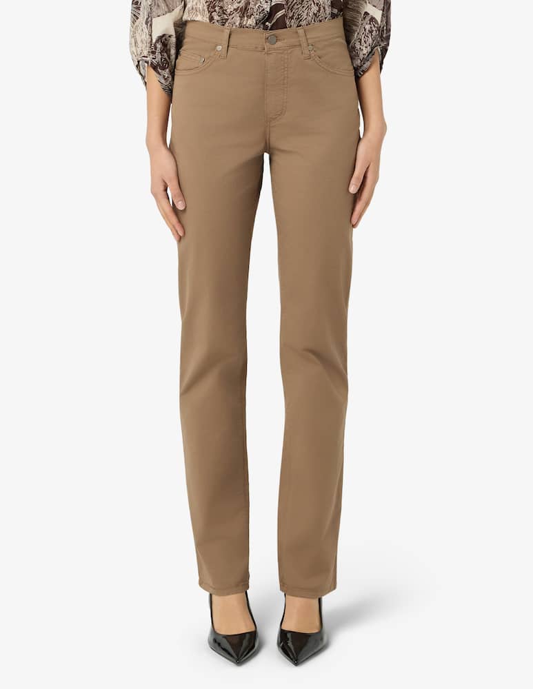 rinascente Elizabeth Ascot Pop classic fit five pocket trousers