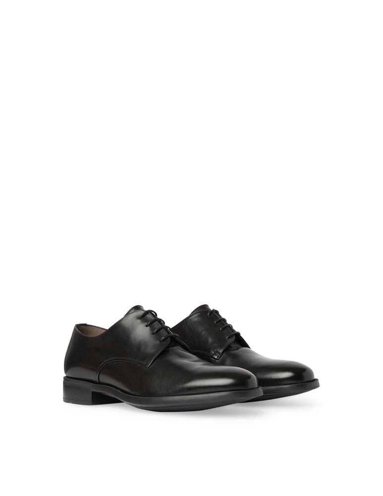 rinascente Moreschi Leather Derby Cork Shoes - black
