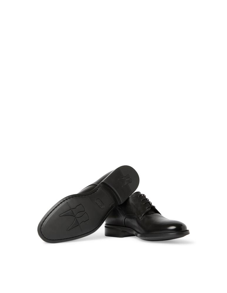 rinascente Moreschi Leather Derby Cork Shoes - black