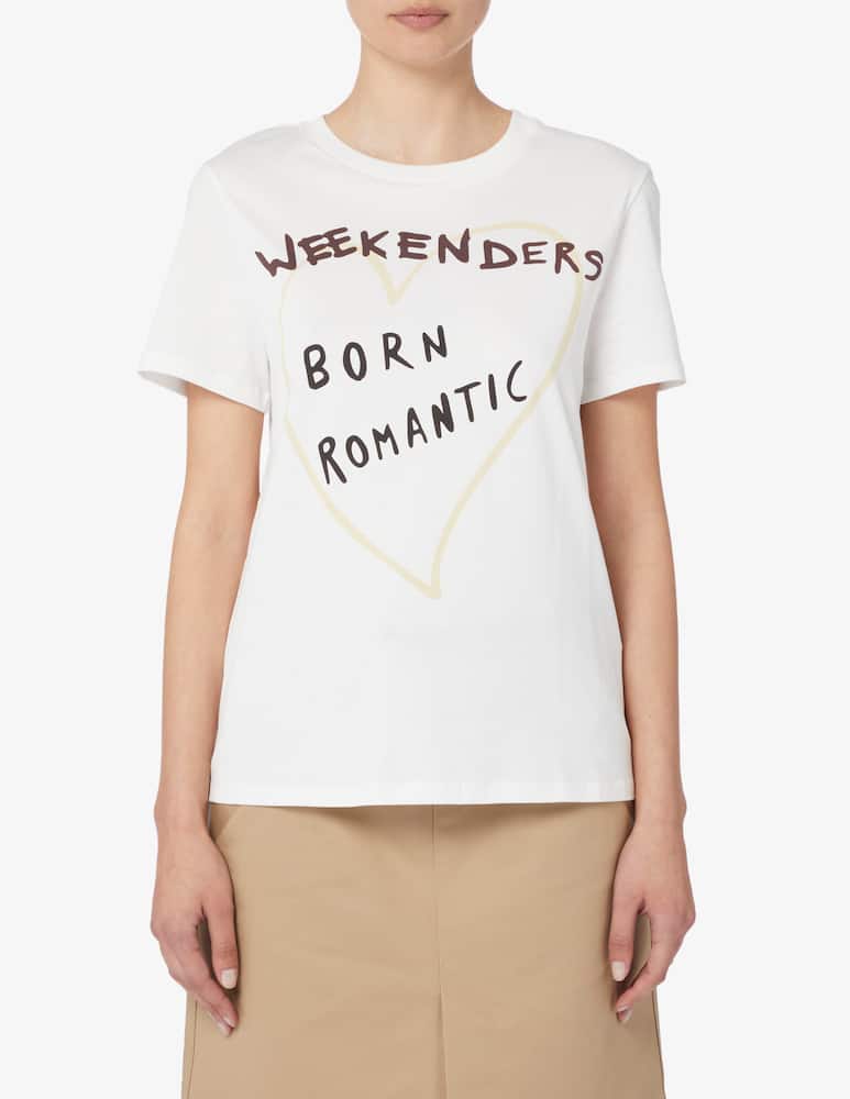 Weekend Max Mara T-shirt in cotone Nervi - immagine 1 Weekend Max Mara T-shirt in cotone Nervi - immagine 1