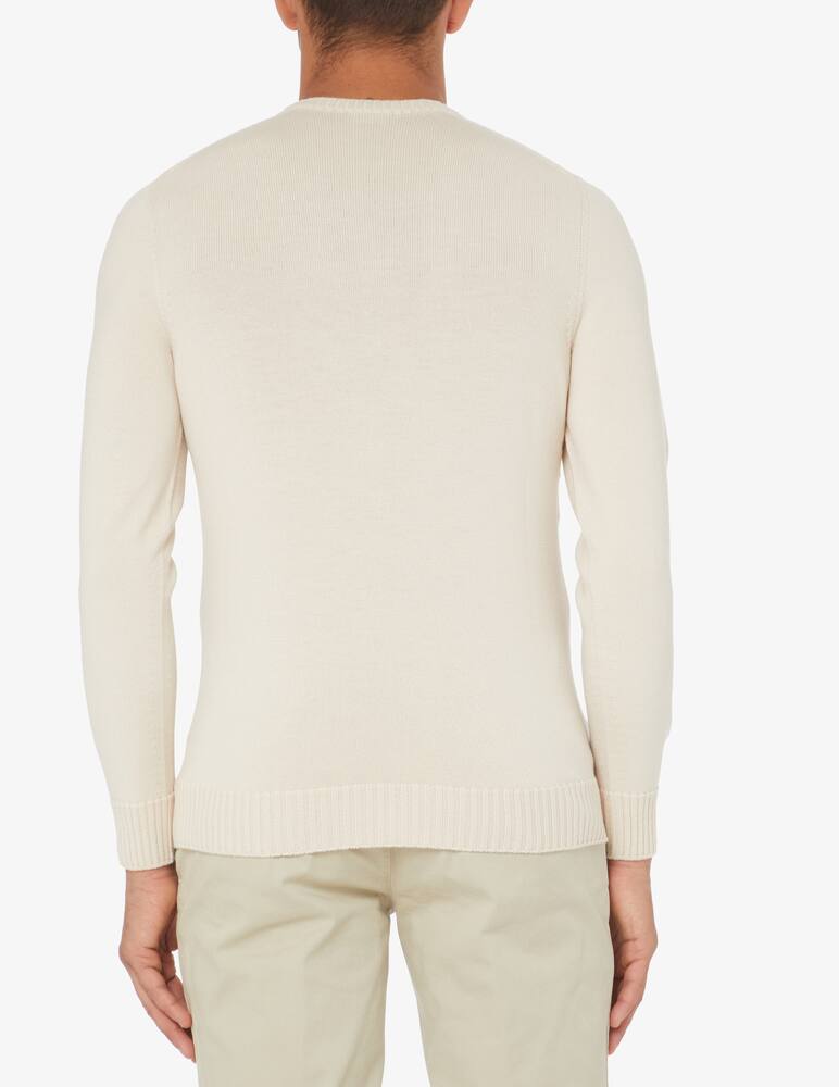 rinascente Drumohr Maglia girocollo in lana merino - Beige