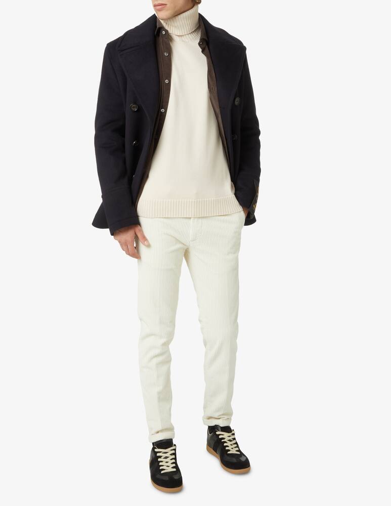 rinascente Drumohr Maglia girocollo in lana merino - Bianco